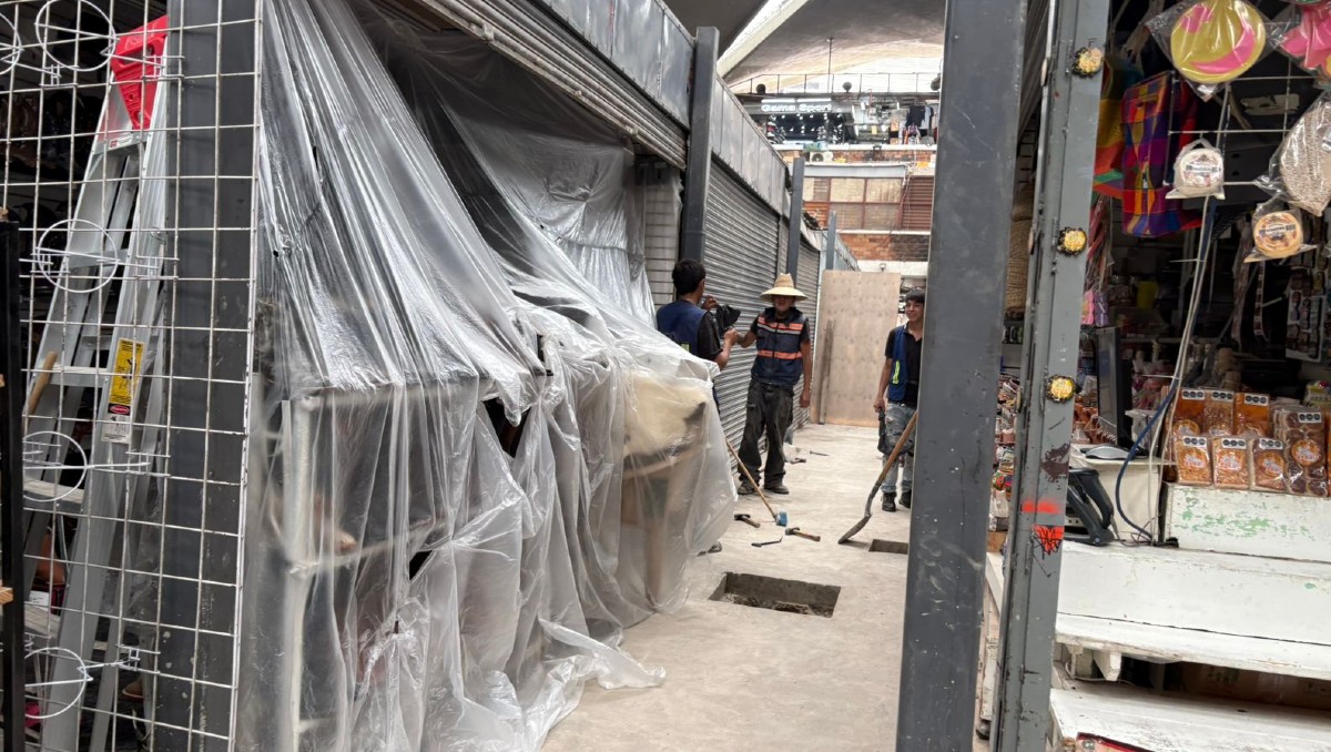 Las obras en el mercado San Juan de Dios se extendieron debido a problemas adicionales (Fátima Briceño)