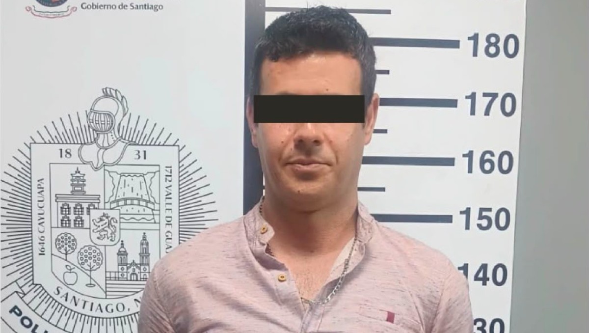 Los policías municipales detuvieron a Adolfo “N”, de 38 años. Foto: Especial