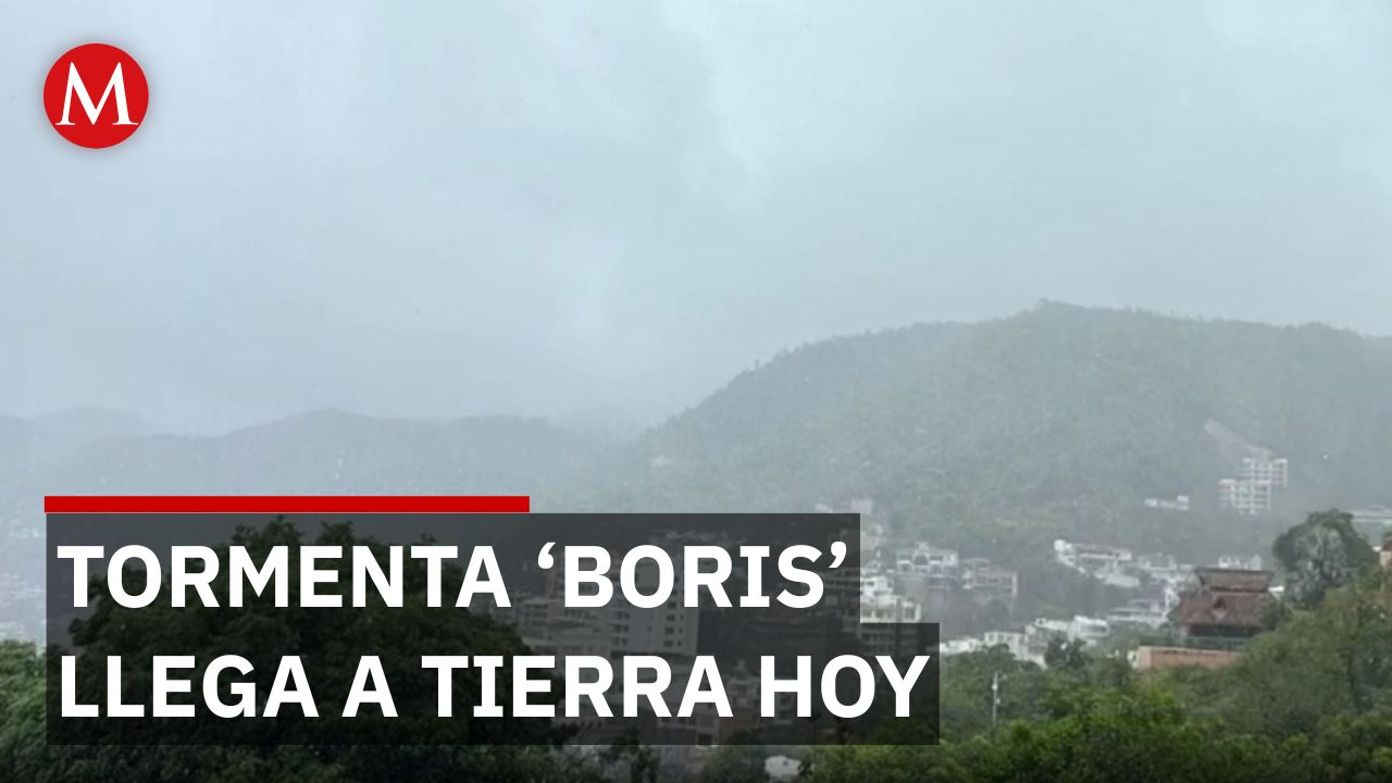 Tormenta 'Boris' impacta Guerrero con lluvias torrenciales y suspensión de clases en 6 regiones