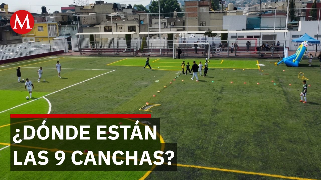 Alcalde de Toluca promete 10 canchas nuevas pero solo entrega rehabilitación de una