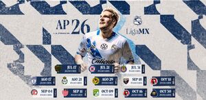 El Club Puebla presentó oficialmente su calendario para el Torneo Apertura 2026 de la Liga MX.