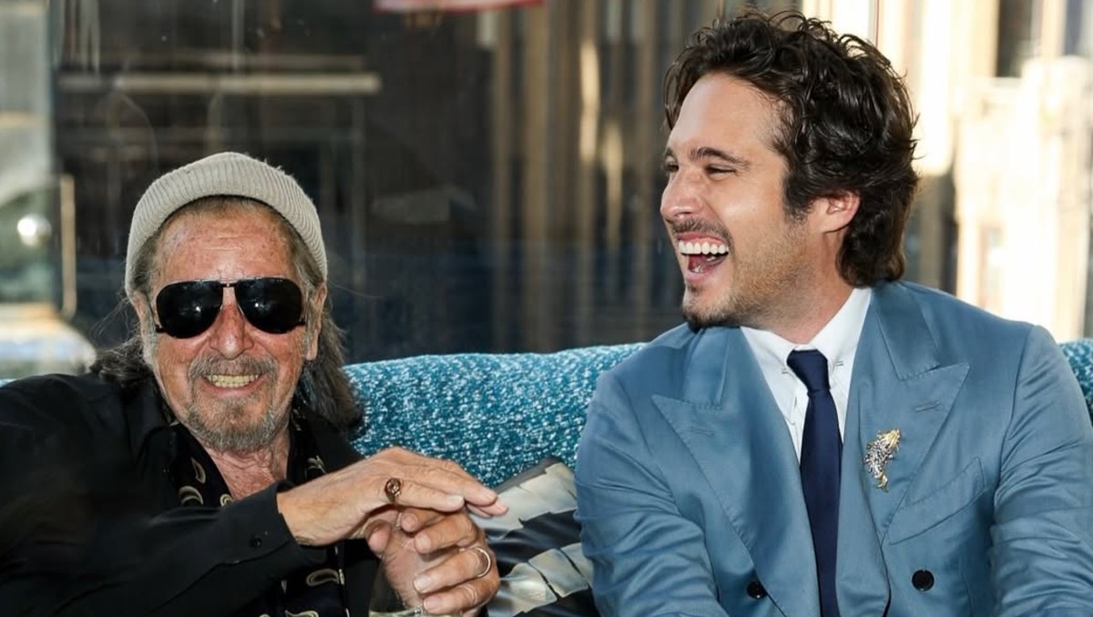 Diego y el histórico actor estadunidense protagonizan la cinta. | Foto: Instagram @Diego
