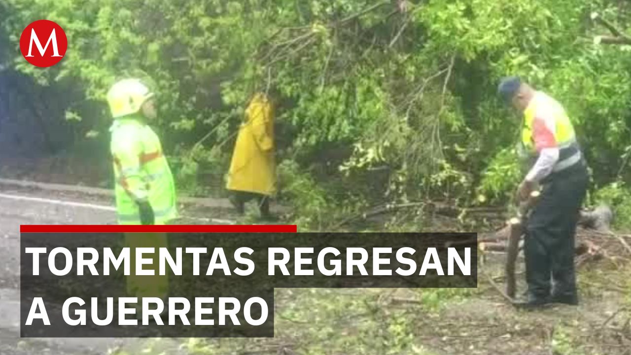 Guerrero amanece sin lluvia pero nuevas tormentas regresan; advierten sobre deslaves en carreteras
