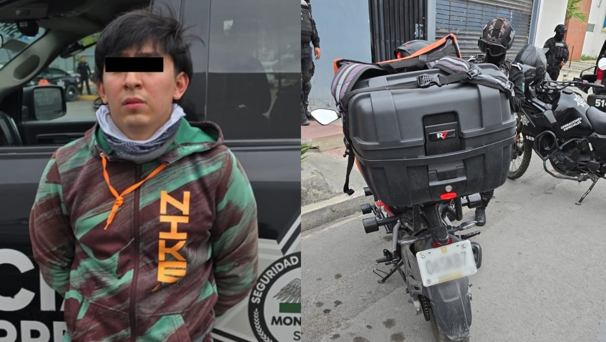 El joven, identificado como José Luis C., de 24 años, es acusado tambien de robo. Foto: Especial