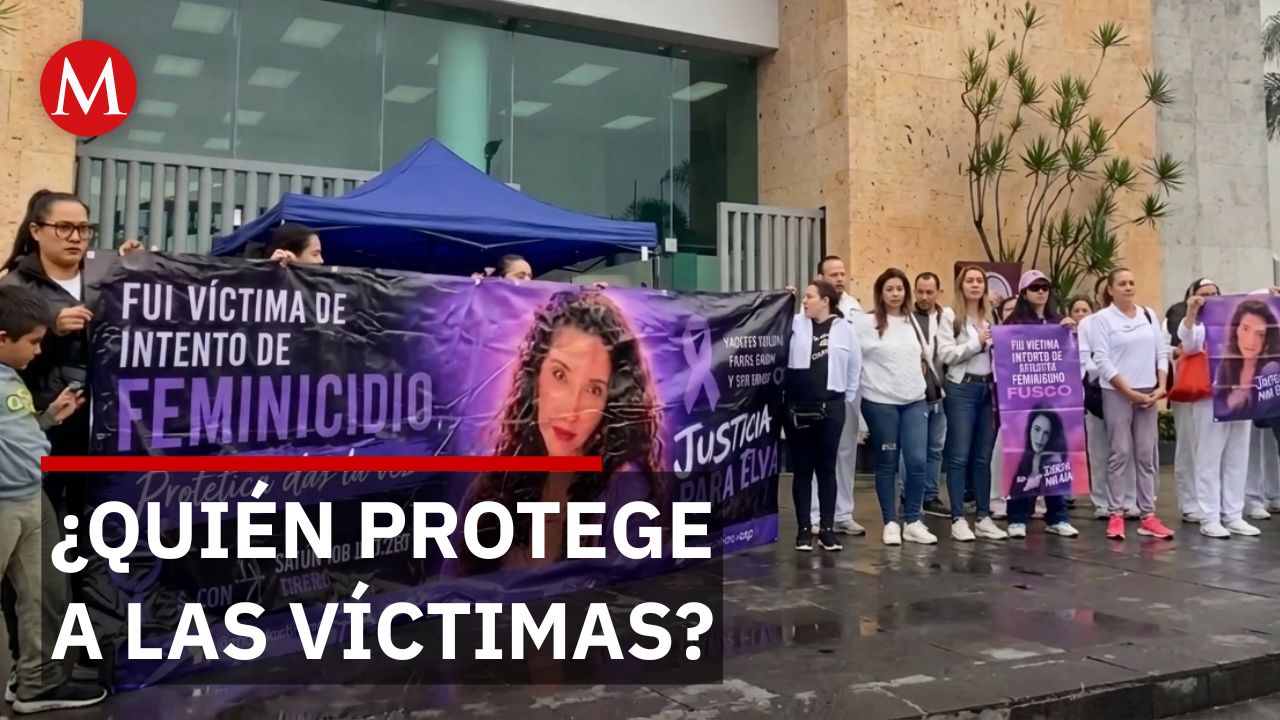 Jueza otorga amparo a presunto agresor mientras víctima hace plantón en juzgados de Morelos