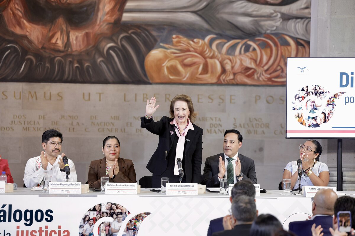 La justicia abierta tiene al centro a las personas: Yasmín Esquivel. | Foto: Especial