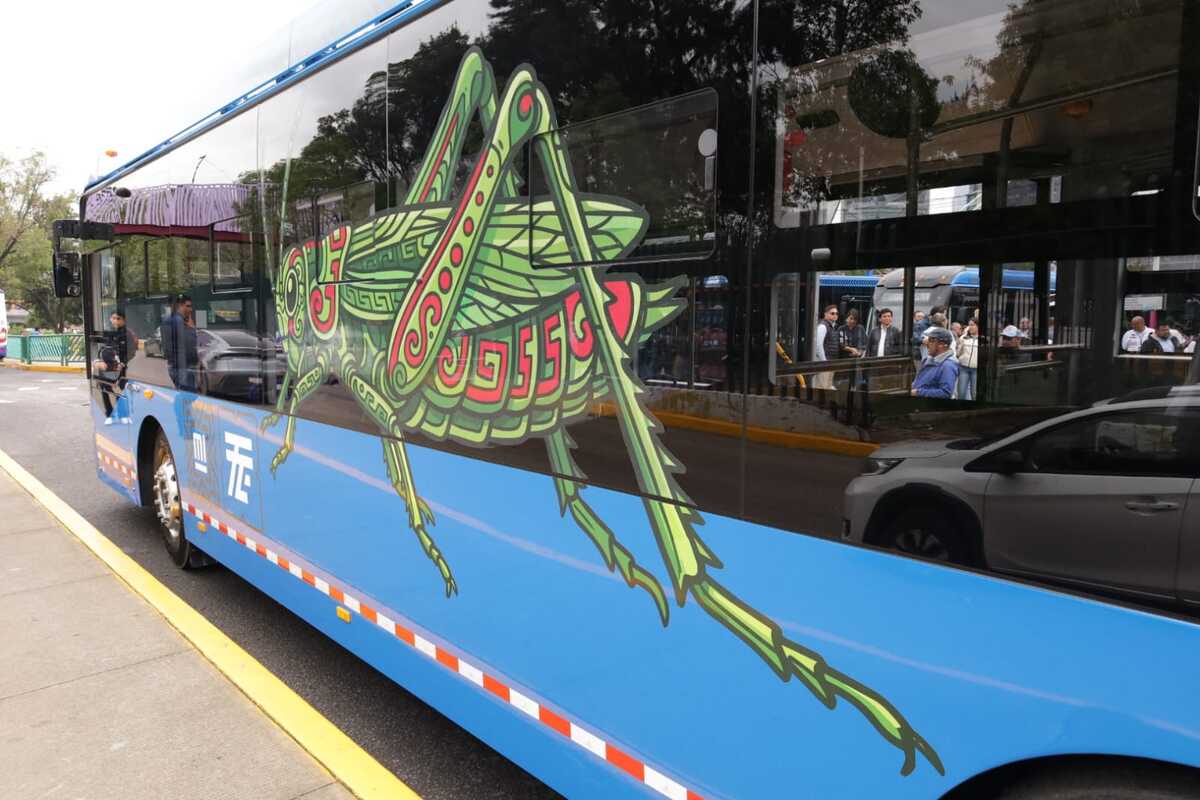 Nuevas ruta del Trolebús El Chapulín en Ciudad de México