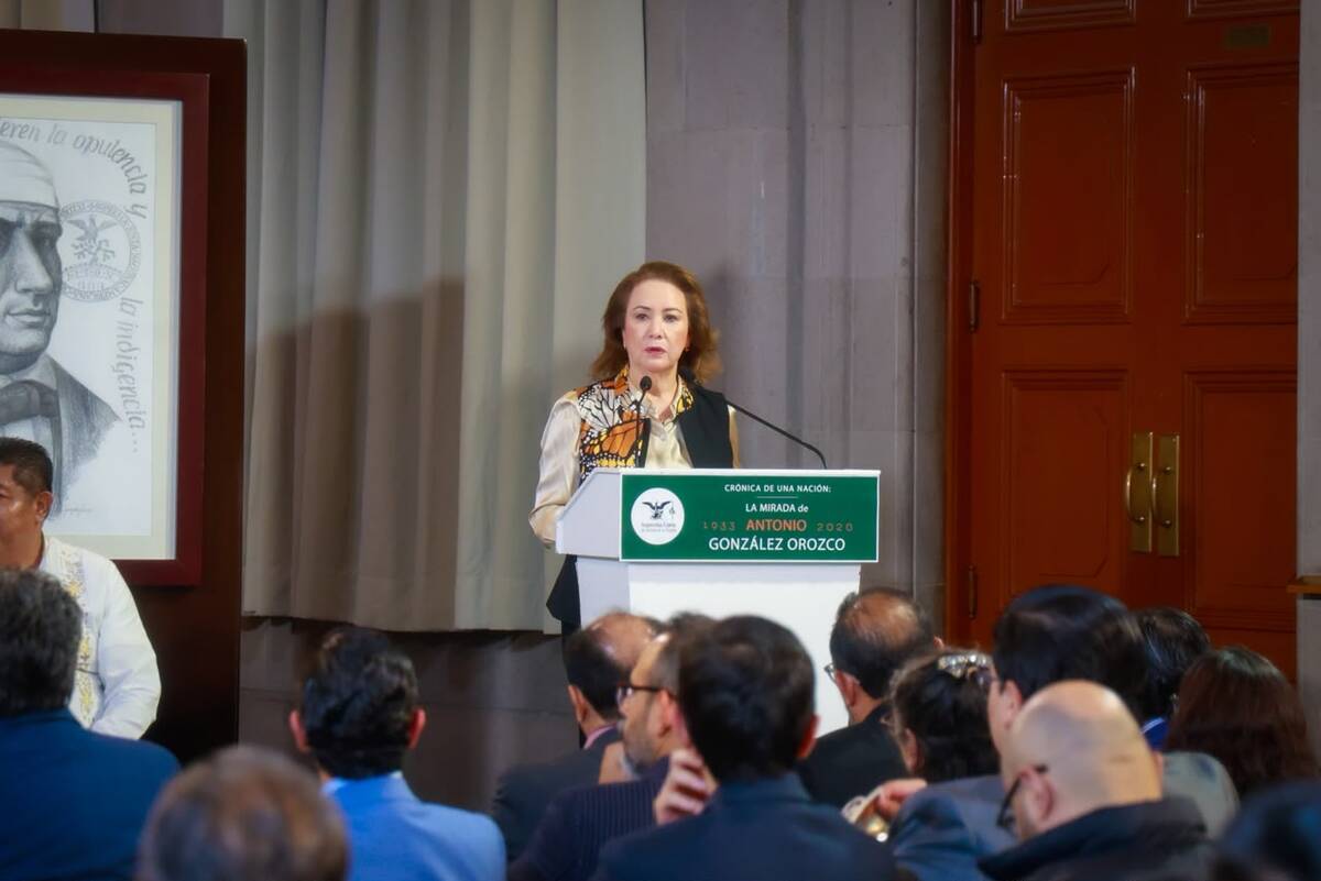 La ministra Yasmín Esquivel Mossa destaca la relación entre el derecho de autor y el muralismo mexicano. | Especial