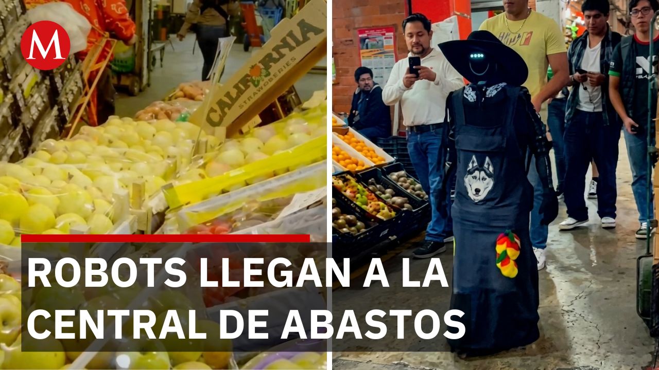 Robots humanoides llegan a Central de Abastos, pero trabajadores aseguran que nunca los reemplazarán