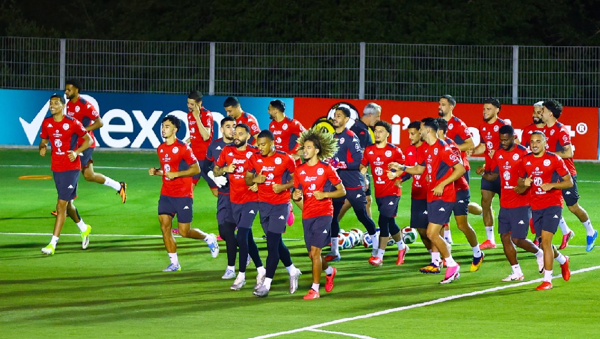 Selección de Túnez entrena por primera vez en Monterrey (Jorge López)