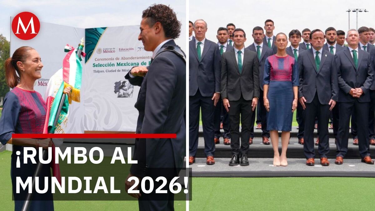 ¡Sheinbaum abandera a la Selección Mexicana para el Mundial!