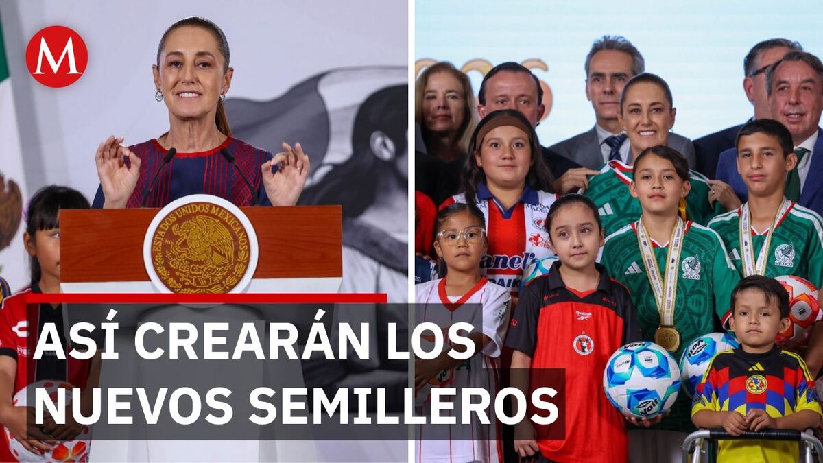 Sheinbaum y dueños del fútbol mexicano pactan nuevos semilleros