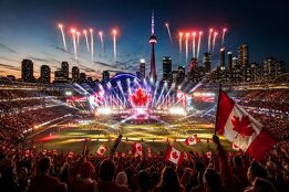 Show de inauguración de Canadá en el Mundial 2026 | (Foto: IA M2)