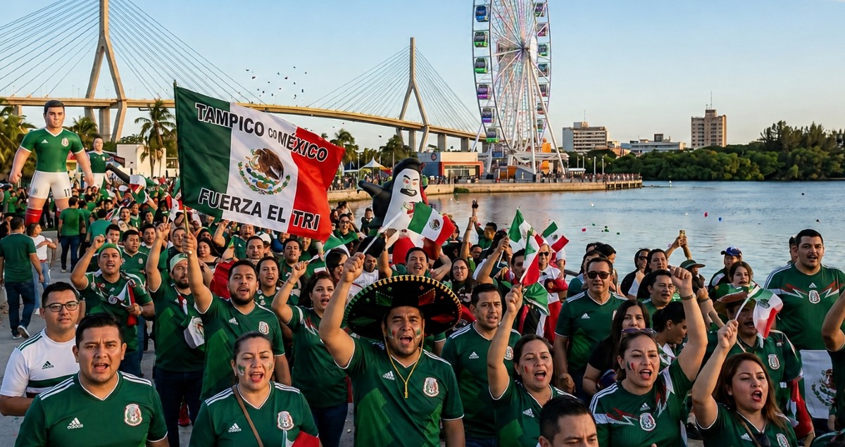 "Tampico vive el Mundial" incluye eventos deportivos, gastronómicos, culturales y transmisiones de partidos durante la Copa del Mundo 2026. | ChatGpt