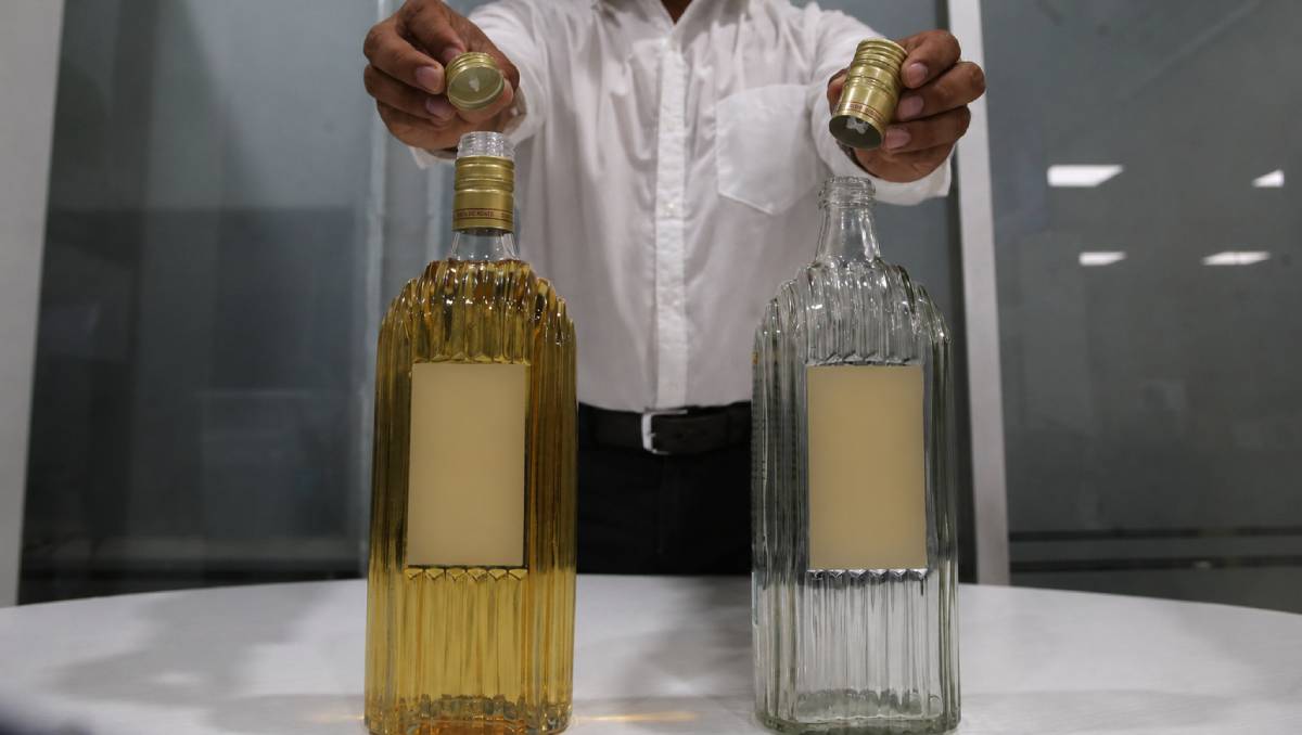 La tapa metálica de la parte superior es original, pero fue sellada nuevamente. | Foto: Daniel Béjar