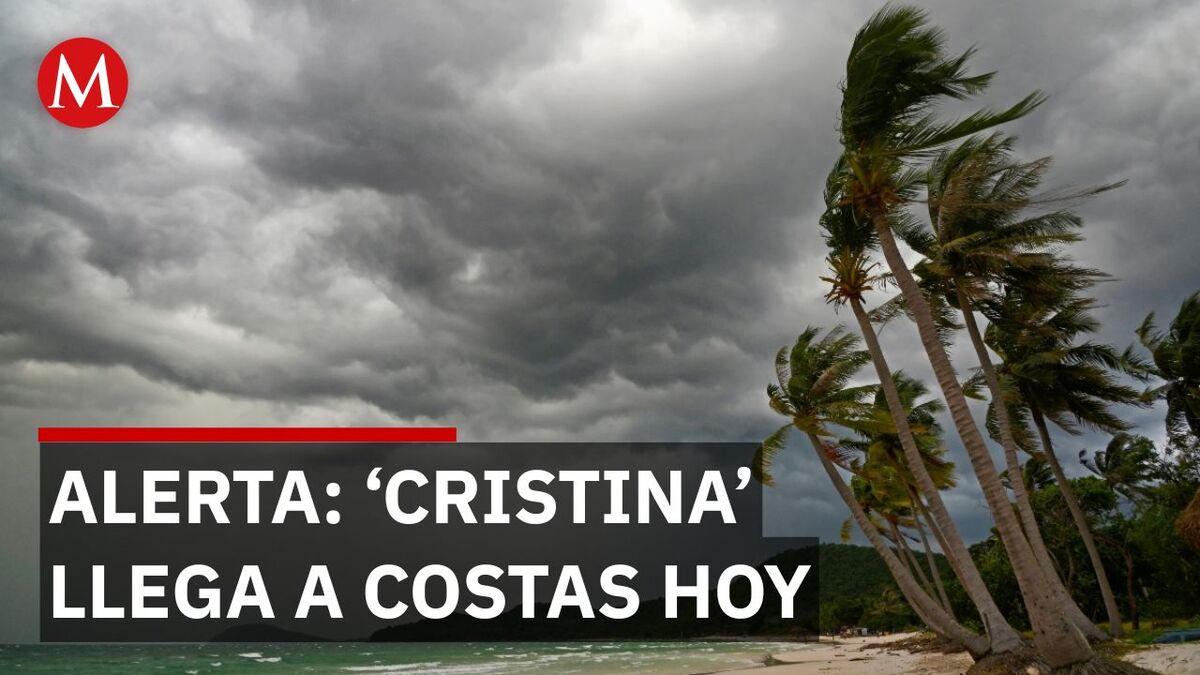 Tormenta 'Cristina' amenaza Chiapas; mar de fondo ya provoca daños en la costa