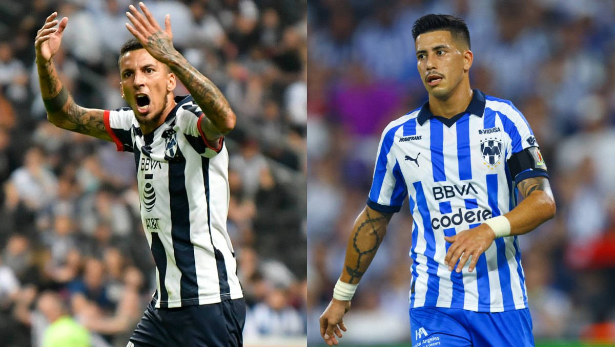 Vangioni y Maxi Meza visitan el entrenamiento de Rayados antes de pretemporada (Imago7)