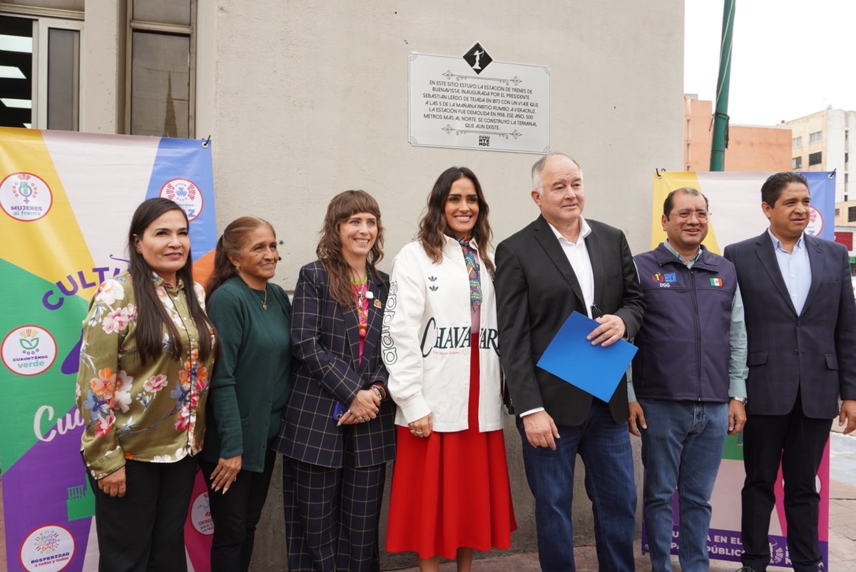Con Alessandra Rojo de la Vega arranca la Ruta de la Memoria en Cuauhtémoc