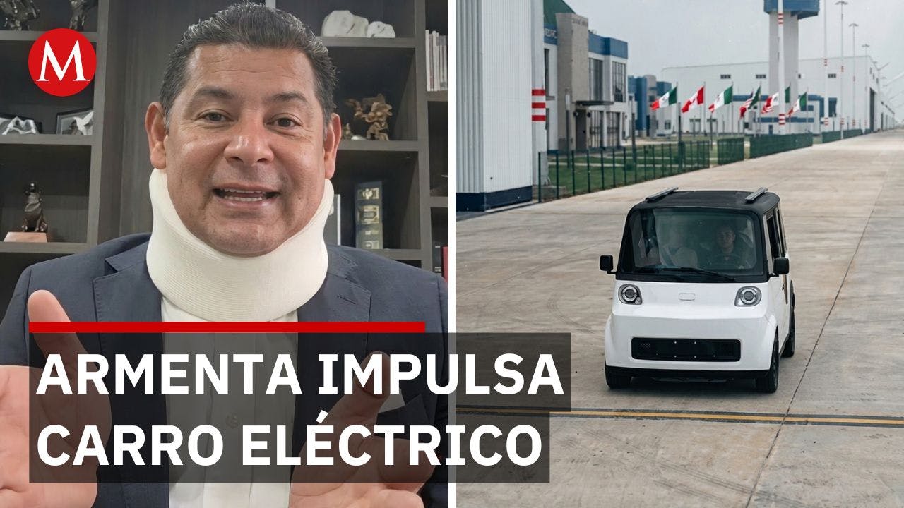 Armenta impulsa revolución del auto eléctrico en Puebla con 3000 unidades Olinia