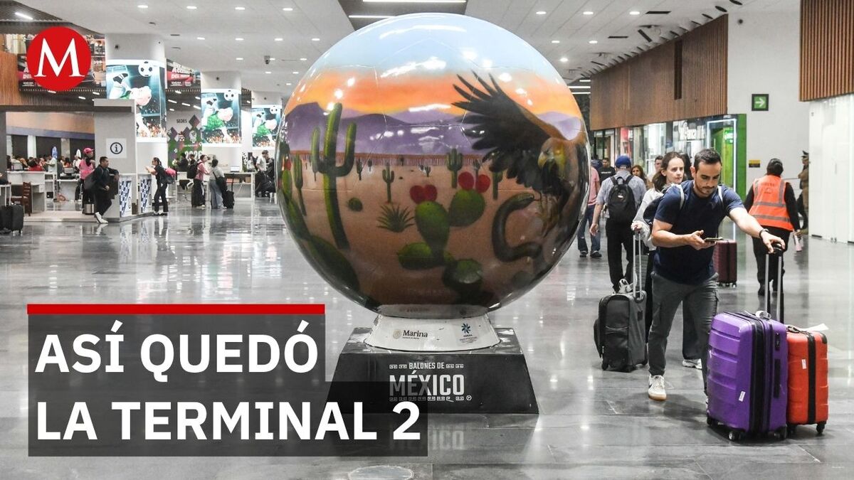 Así se renovó la Terminal 2 del AICM rumbo al Mundial