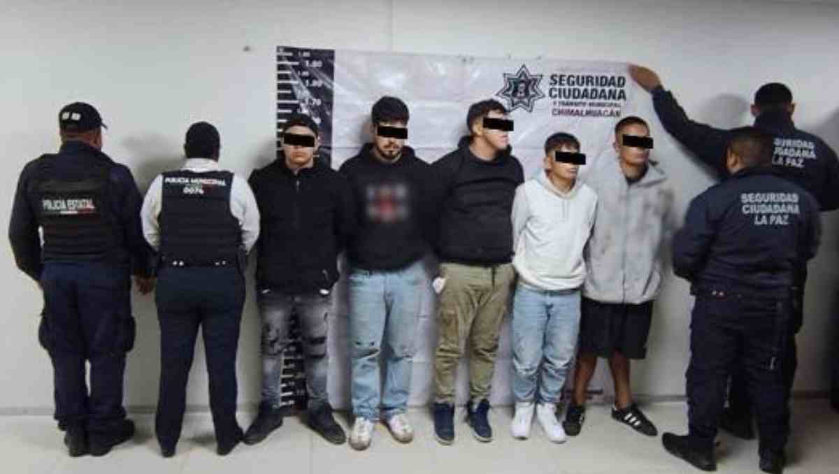 Autoridades capturaron a seis personas en distintos operativos realizados en Los Reyes La Paz. | Foto: Especial