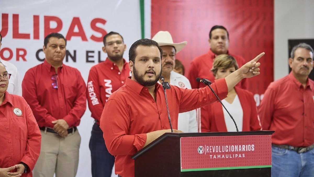 Bruno Díaz Lara, presidente del Comité Directivo Estatal del PRI en Tamaulipas. (Facebook: Bruno Díaz Lara)