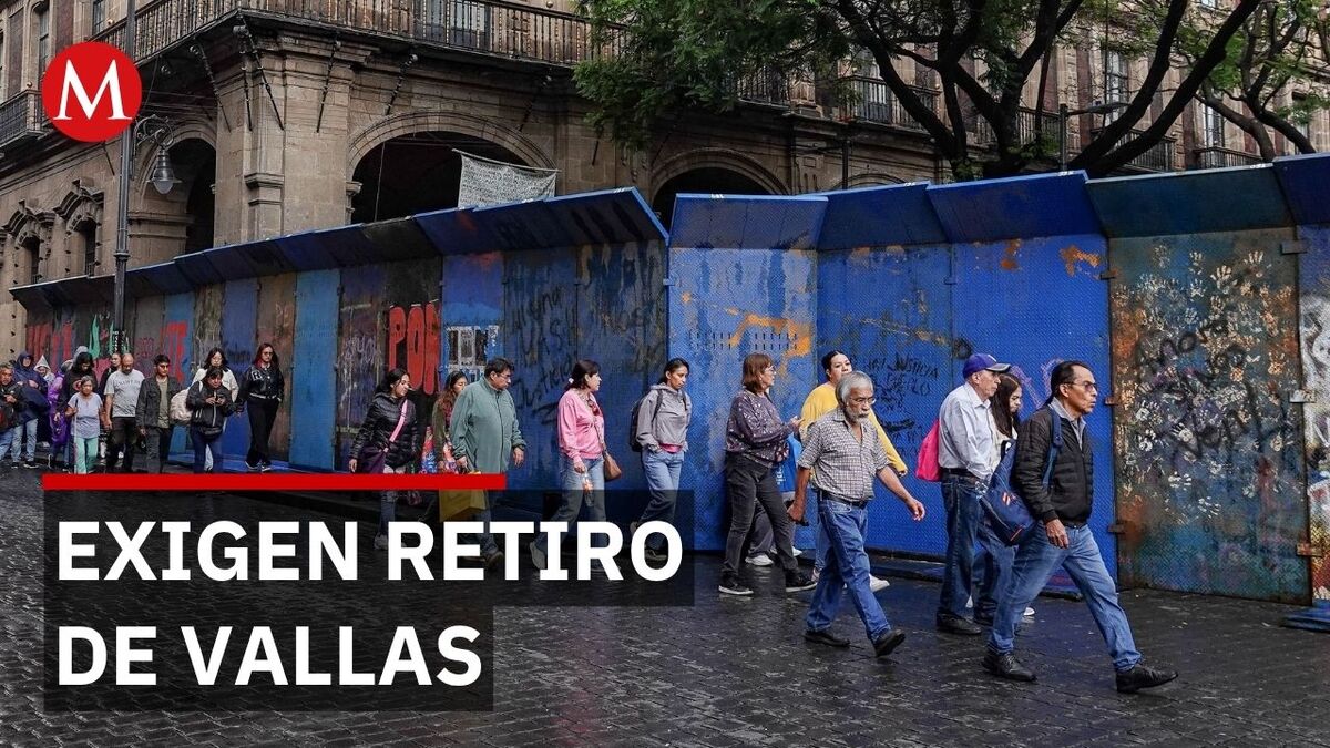 Comerciantes del Centro Histórico retiran vallas tras incumplimiento de promesa gubernamental