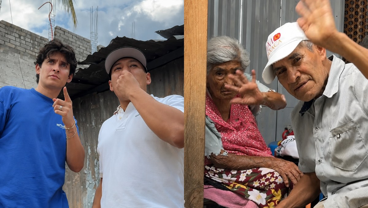 La conmovedora historia de los abuelitos de Oaxaca que los influencers Alexis Omman y Yulay ayudaron (Foto: IG Alexis Omman y Yulay)