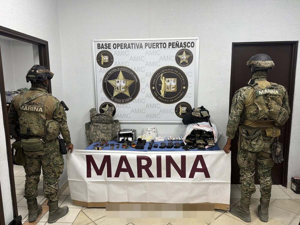 Desmantelan un centro de operaciones ilícitas en el municipio de Puerto Peñasco. | Foto: Especial