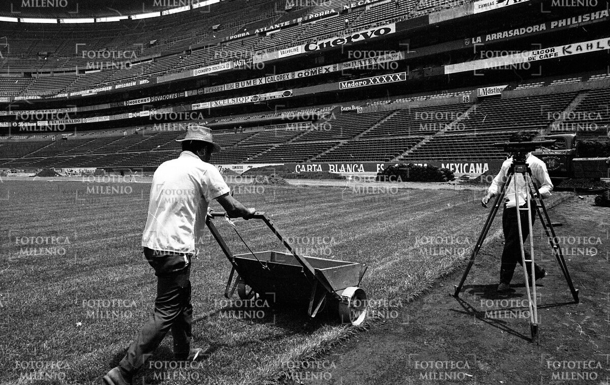 El Estadio Azteca fue pensado para albergar partidos del Mundial de 1970. | Foto: Fototeca Milenio