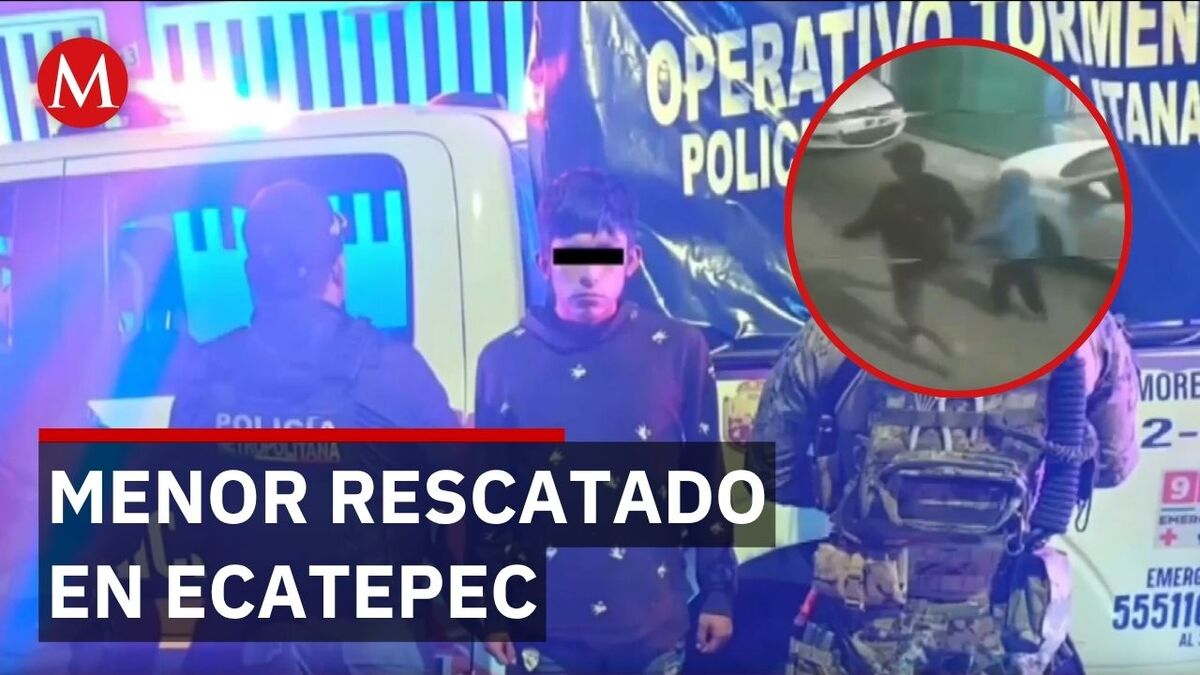 Familia recupera a su hijo tras horas de angustia en Ecatepec; detienen al sospechoso