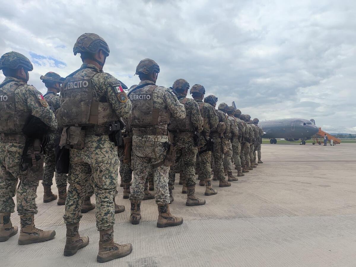 Fuerzas Especiales de Sedena, conocidas como Murciélagos, llegan a Durango | Cortesía Sedena