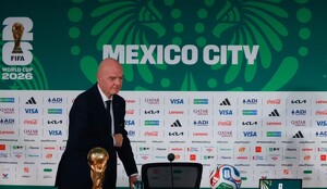 Gianni Infantino, el presidente de la FIFA, agradeció a la presidenta de México Claudia Sheinbaum y a su gobierno por la organización del Mundial 2026.