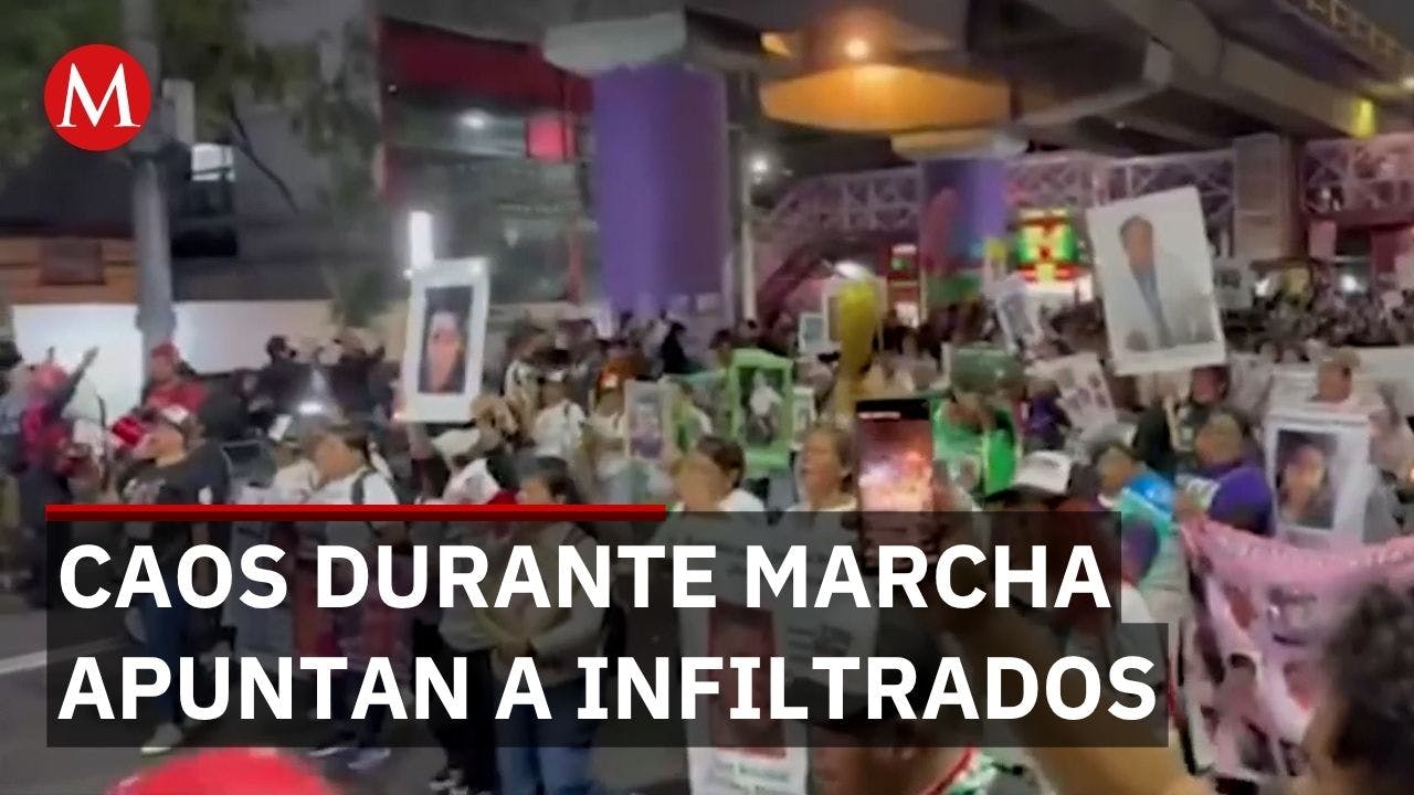 Infiltrados provocaron agresiones en marcha de madres buscadoras
