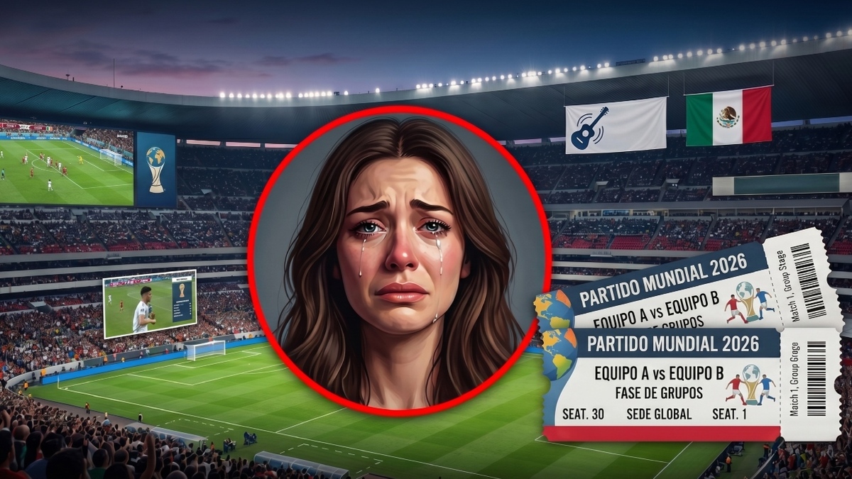 Joven llora al enterarse que cancelaron sus boletos para el mundial | Foto: M2 IA