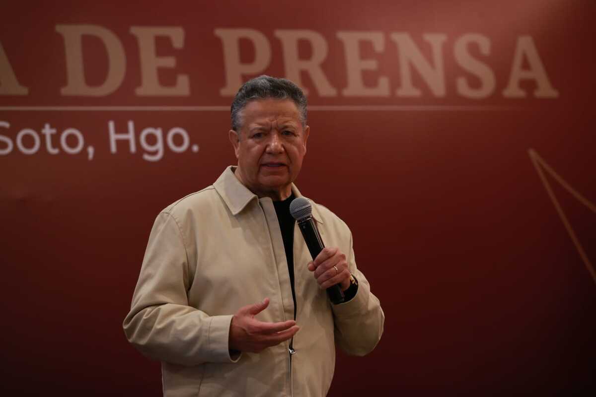 Julio Menchaca Salazar, gobernador de Hidalgo. (Jorge Sánchez)