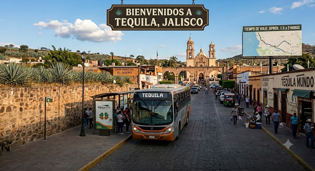 Así es la ruta para llegar a Tequila, Jalisco desde Guadalajara. (Milenio IA)