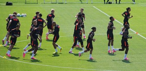 La Selección de Países Bajos abrió las puertas a aficionados de la localidad de Riverside en su primer entrenamiento en Kansas City previo al Mundial.