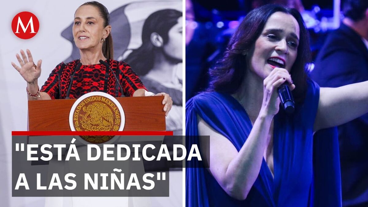 Sheinbaum respalda a Julieta Venegas y su tema 'La niña futbolista'
