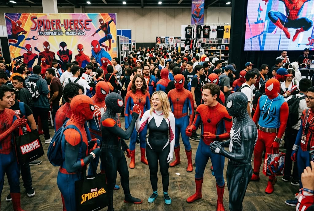 Spiderman Fan Fest en Ciudad de México /IA