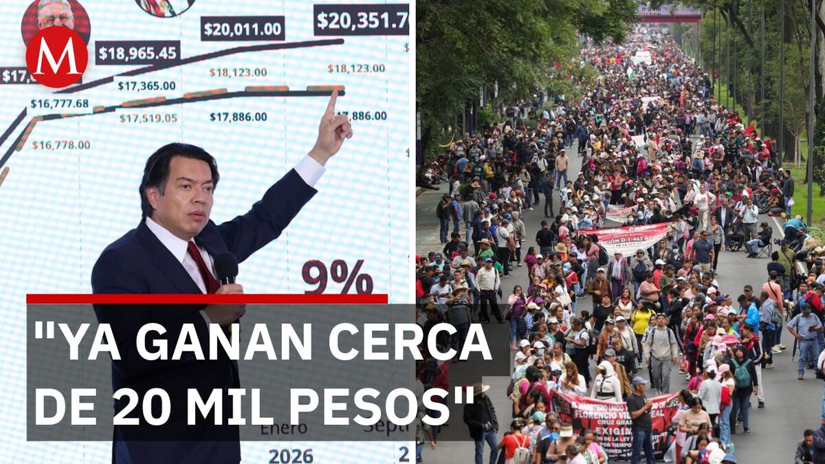 Con sueldos de 20 mil pesos, SEP llama a la CNTE a terminar los paros
