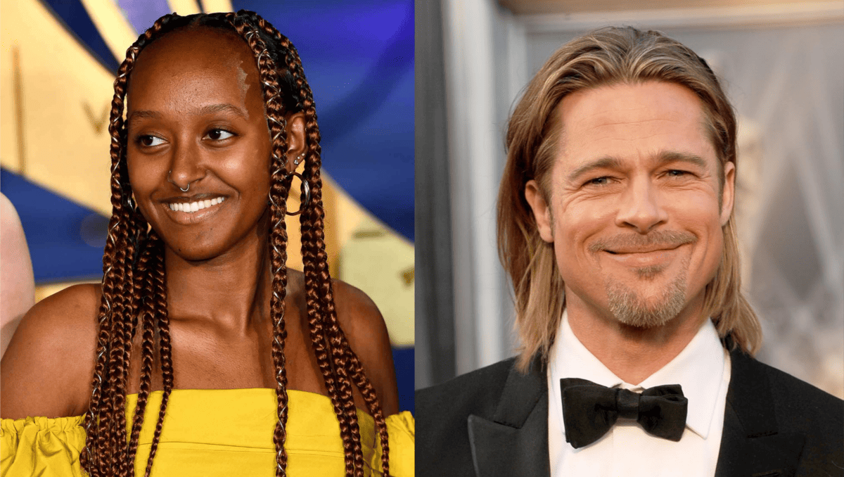 Zahara Jolie y Brad Pitt (Foto: Especial)