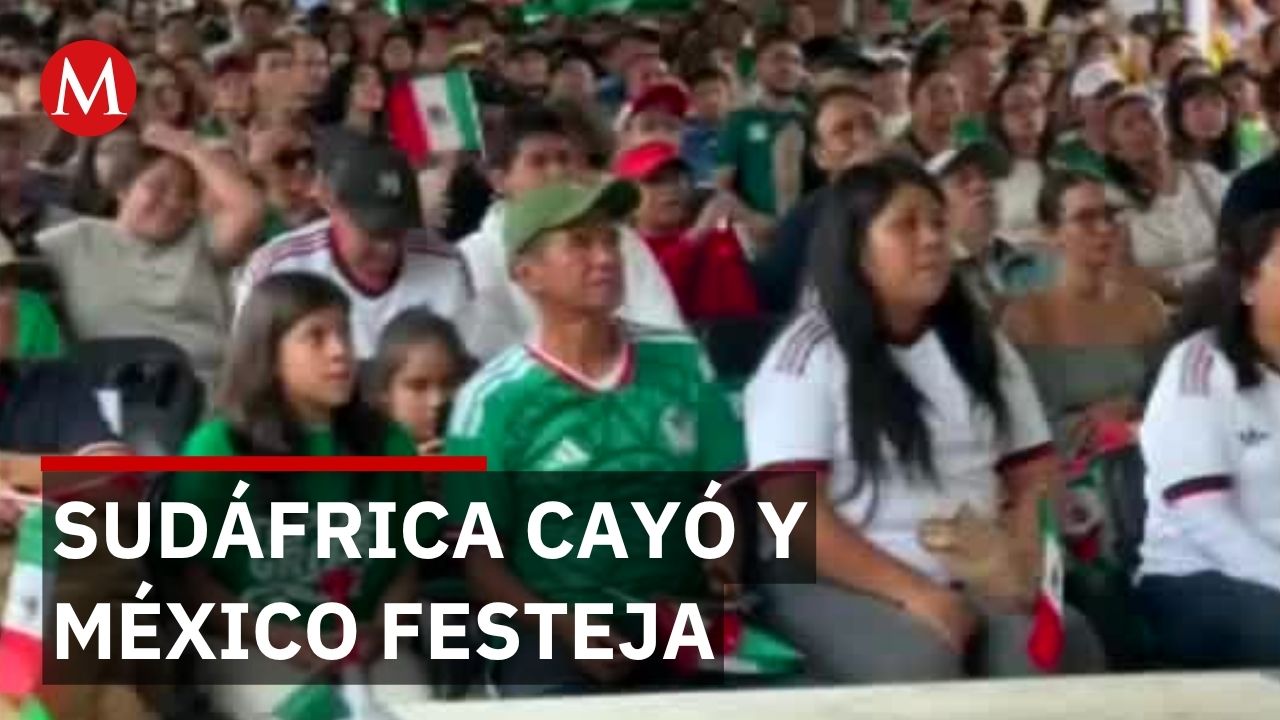 Abuelos, familias y jóvenes explotan de alegría en Morelos tras goleada de México a Sudáfrica