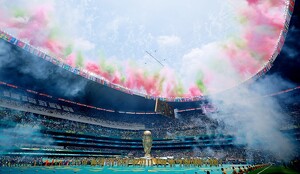 Así se vivió la ceremonia de inauguración del Mundial 2026 en el Estdio Ciudad de México.