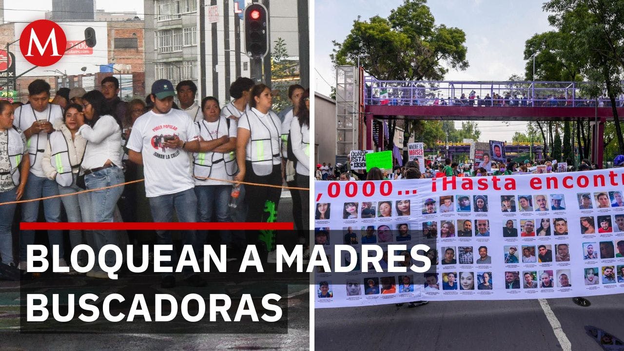 'Cinturón de Paz' impide paso a madres buscadoras en Tlalpan