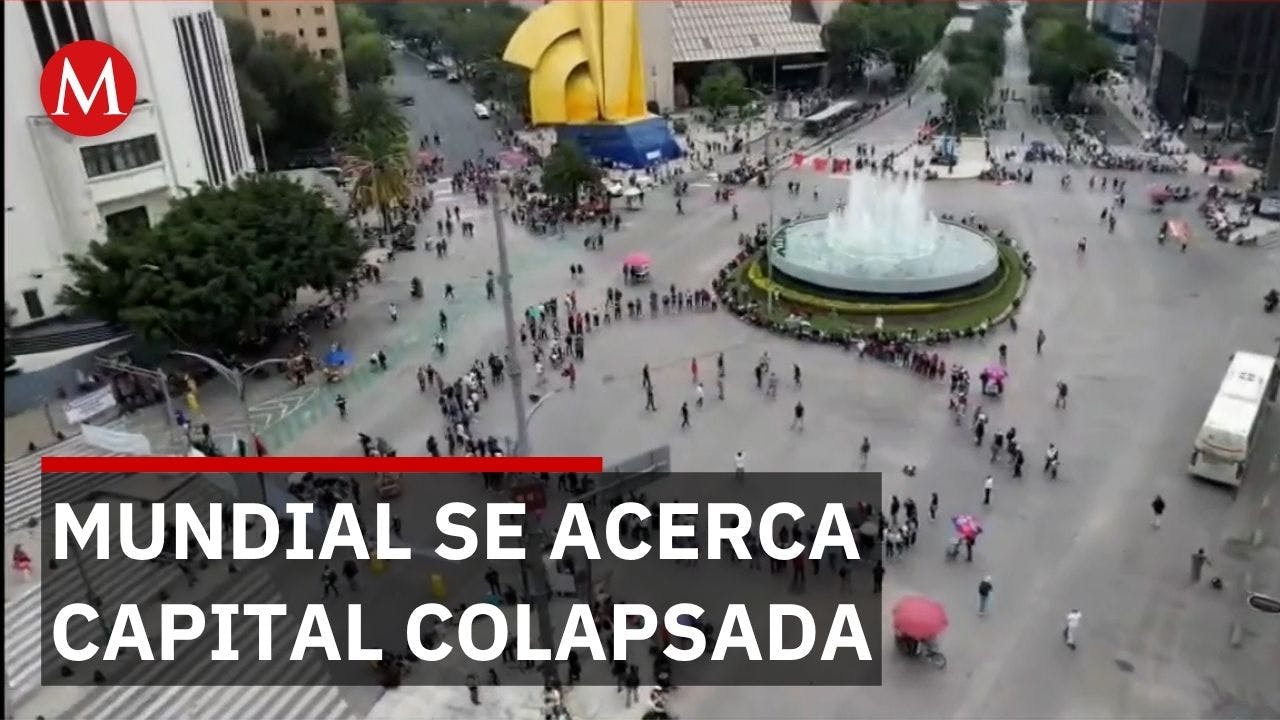 La CNTE y normalistas prometen diálogo pero colapsan Ciudad de México antes del mundial