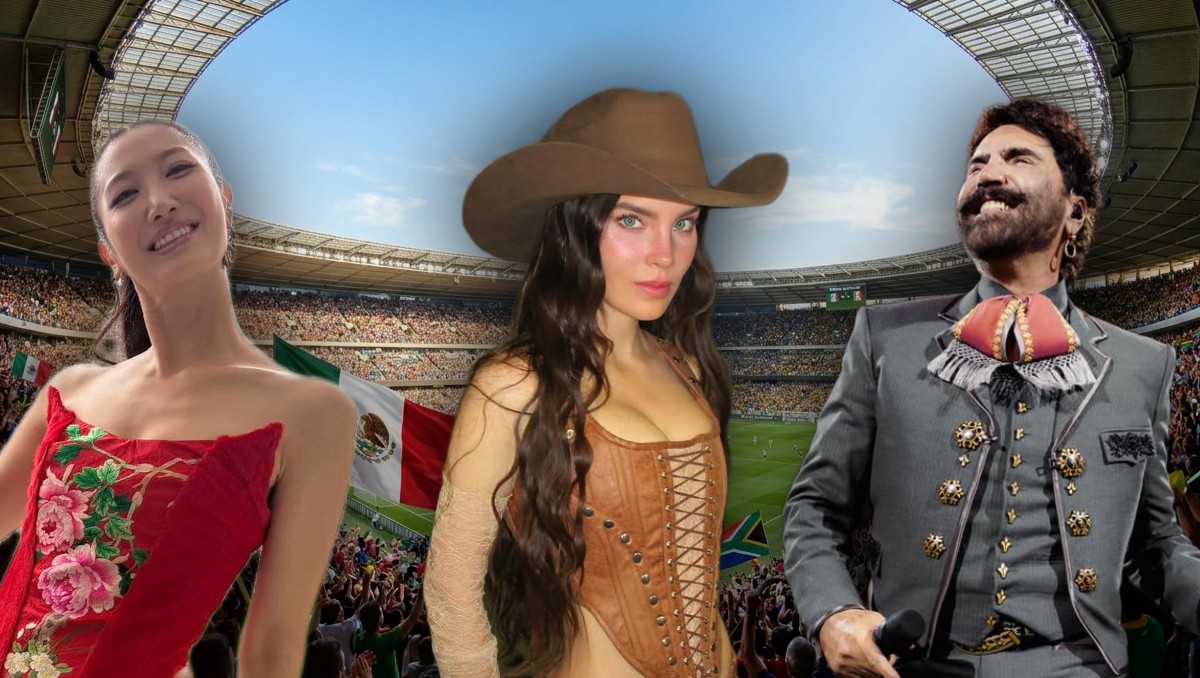 Ejae, Belinda y Alejandro Fernández, tres artistas que participaron en la inauguración del Mundial 2026 (IG)