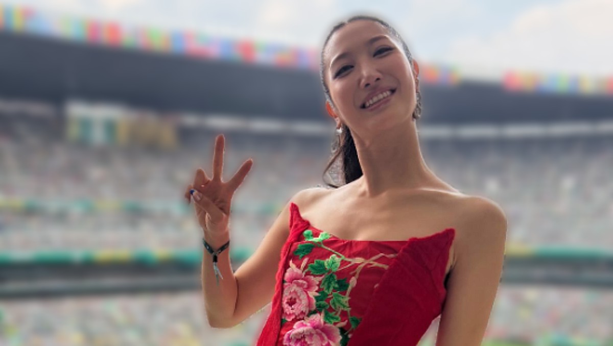 Ejae en el Estadio Ciudad de México por la inauguración del Mundial 2026 (IG: ejae_k)