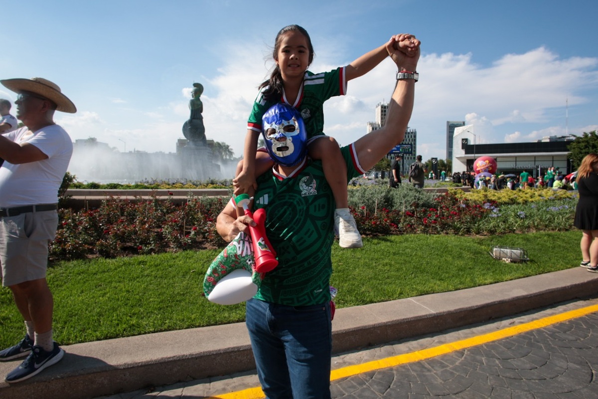 Familias acudieron a celebrar a La Minerva. (Farid Santos)