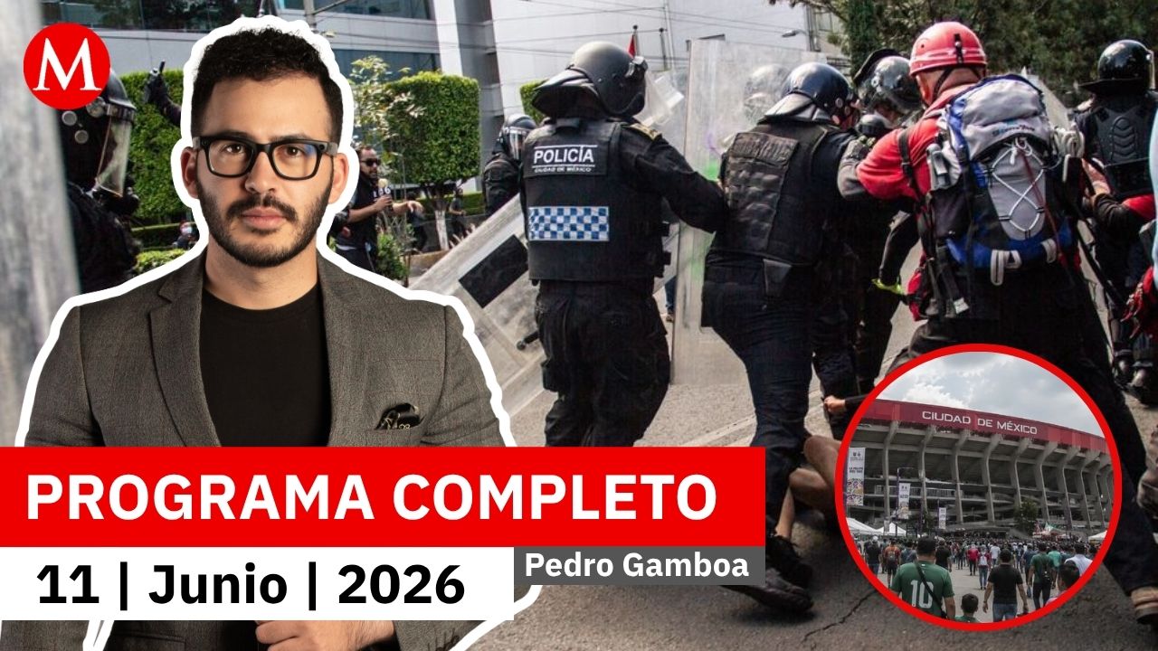 Fuerte enfrentamiento entre manifestantes y policías | Pedro Gamboa, 11 de junio de 2026